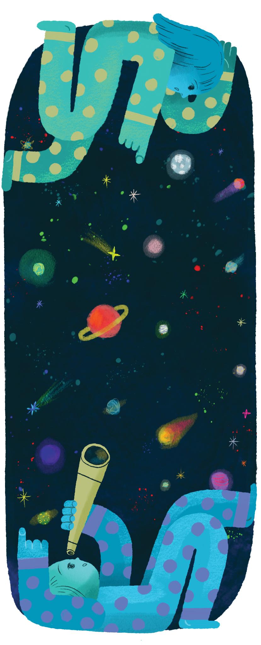 Gaze across the galaxy, the cosmic sea