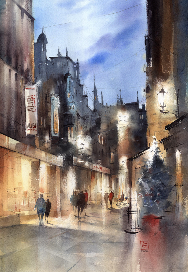 Advent, 38x56 cm, available