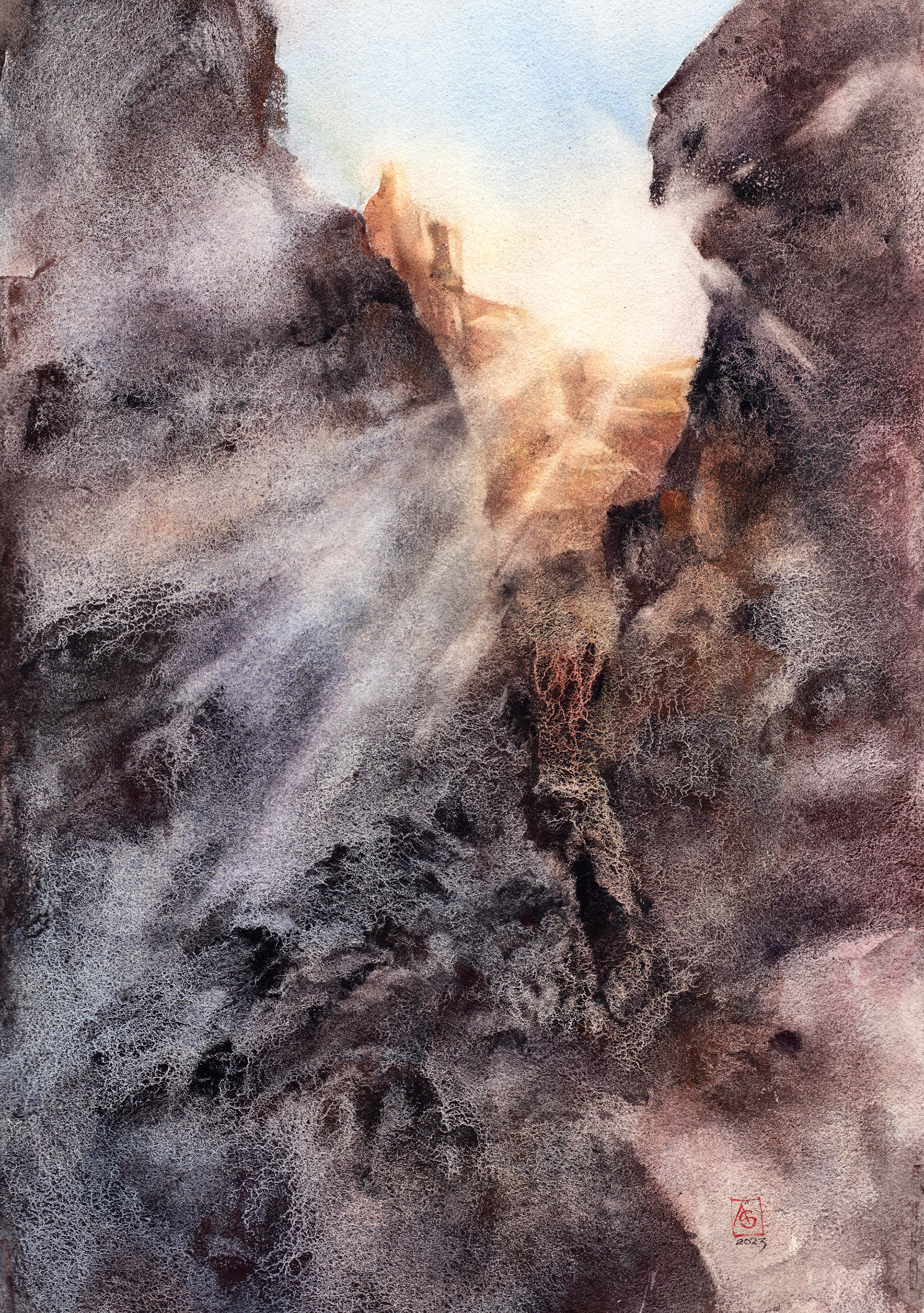 Roots of The World, 38x56 cm, sold