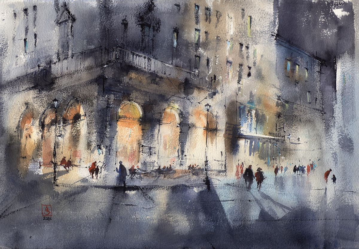 Light, 38x56 cm, available
