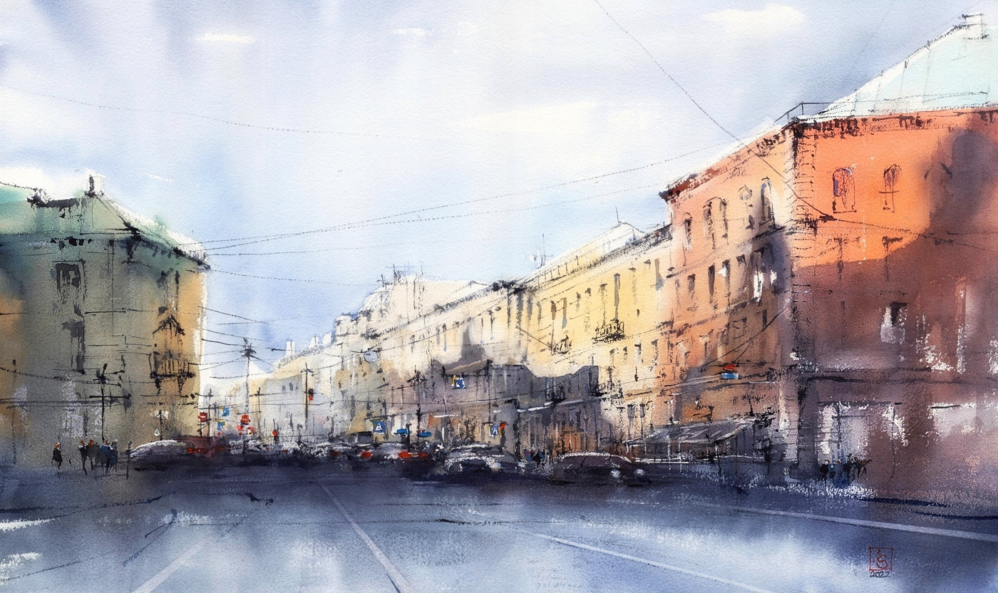 Geometry Lessons, 76x56 cm, sold