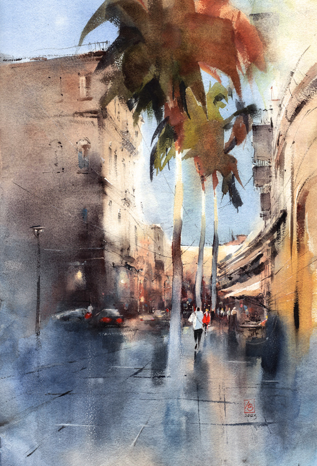 Summer Song, 38x56 cm, available