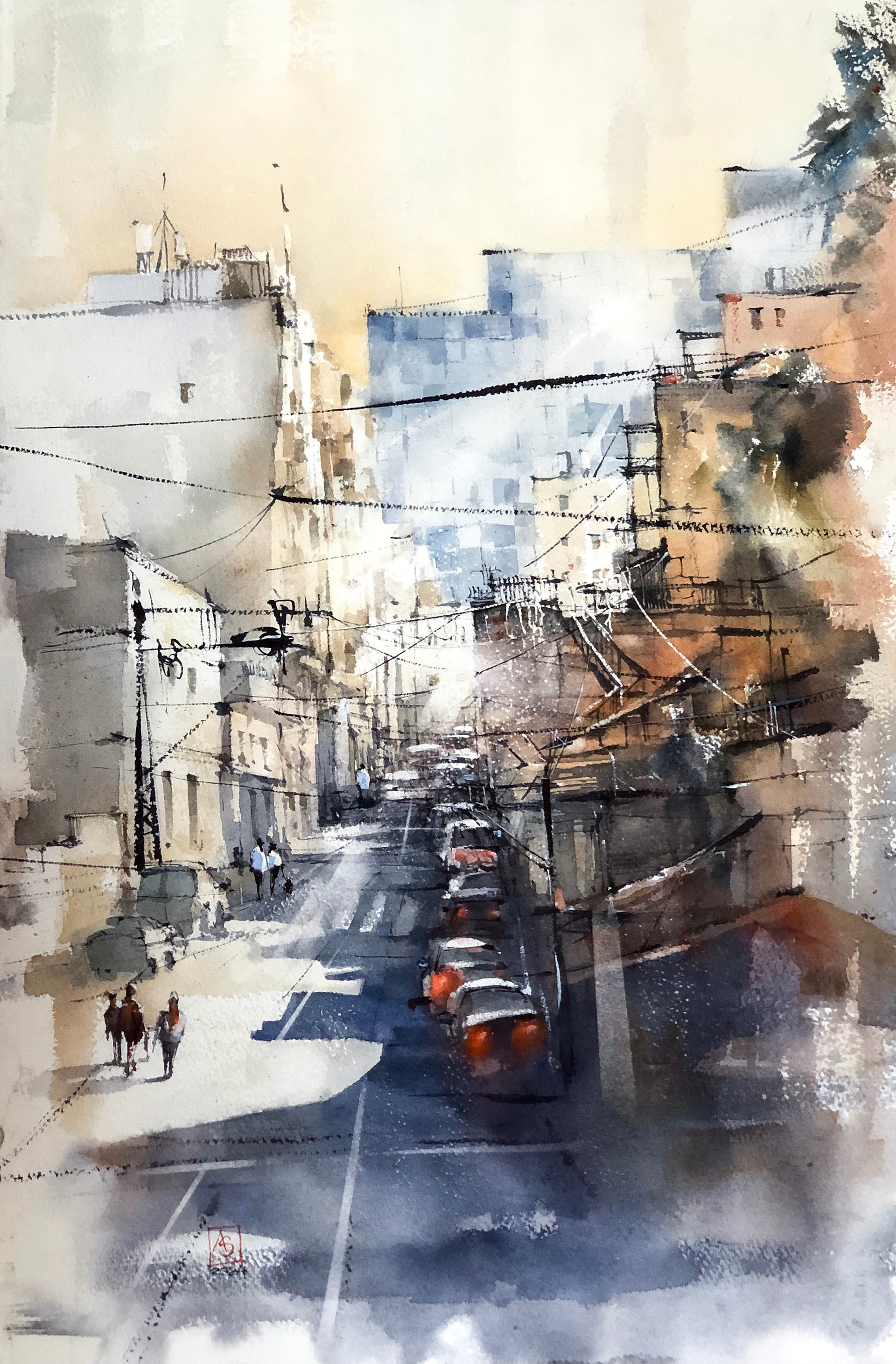 Balances and Contrasts, 38x56 cm, available