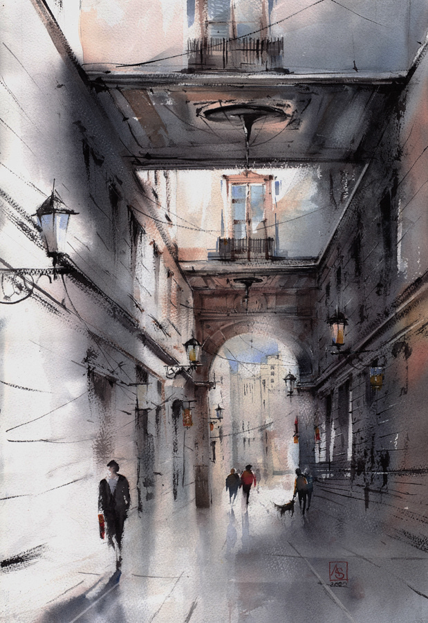 Maze, 38x56 cm, available