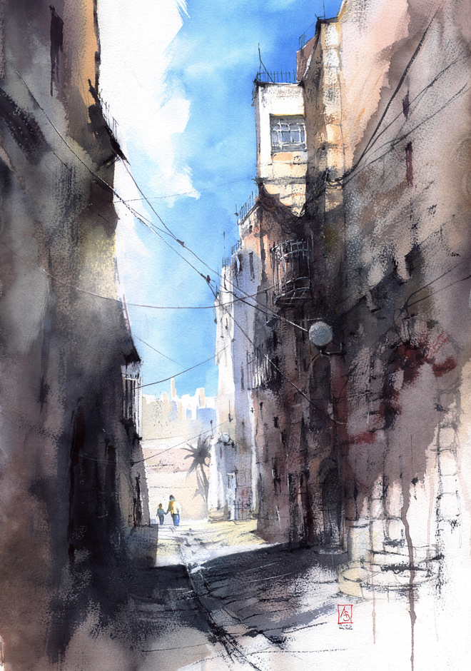 After Sсhool, 38x56 cm, sold