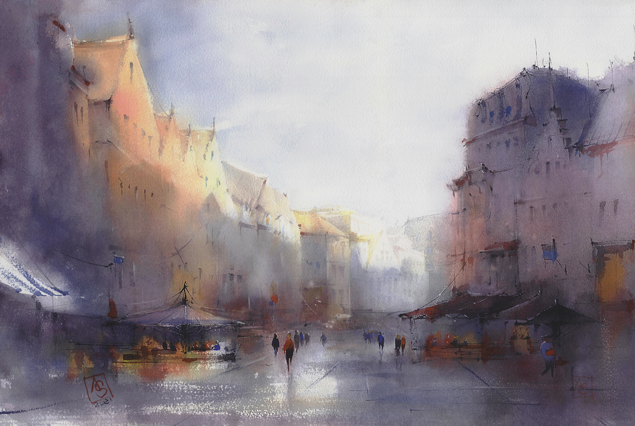 The Winter Sun, 38x56 cm, sold