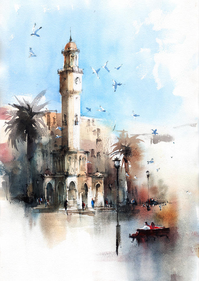 As Time Goes By, 38x56 cm, available