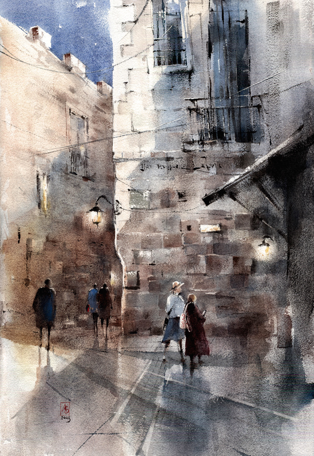 Lost in Time, 38x56 cm, available