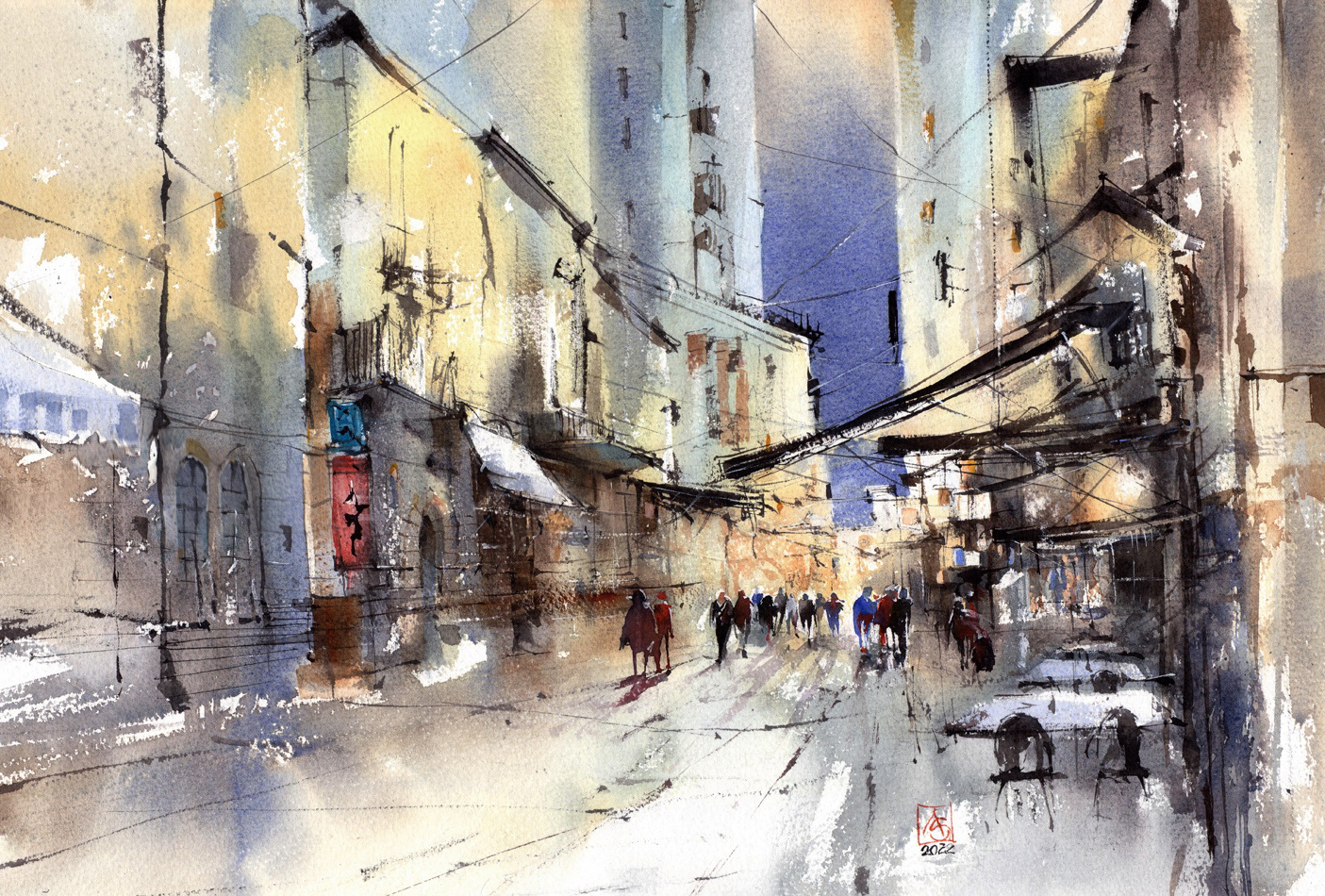 More Than Thousand Words, 56x38 cm, available