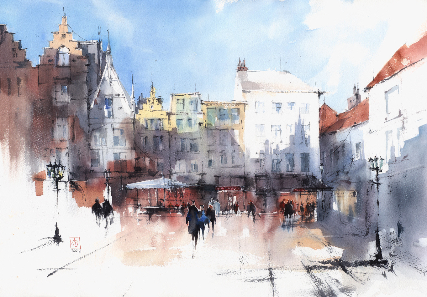 -2 at Shadow, 56x38 cm, sold