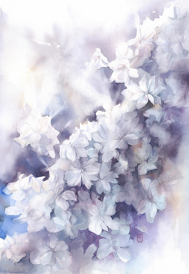 Waterfall, 43x63 cm, available