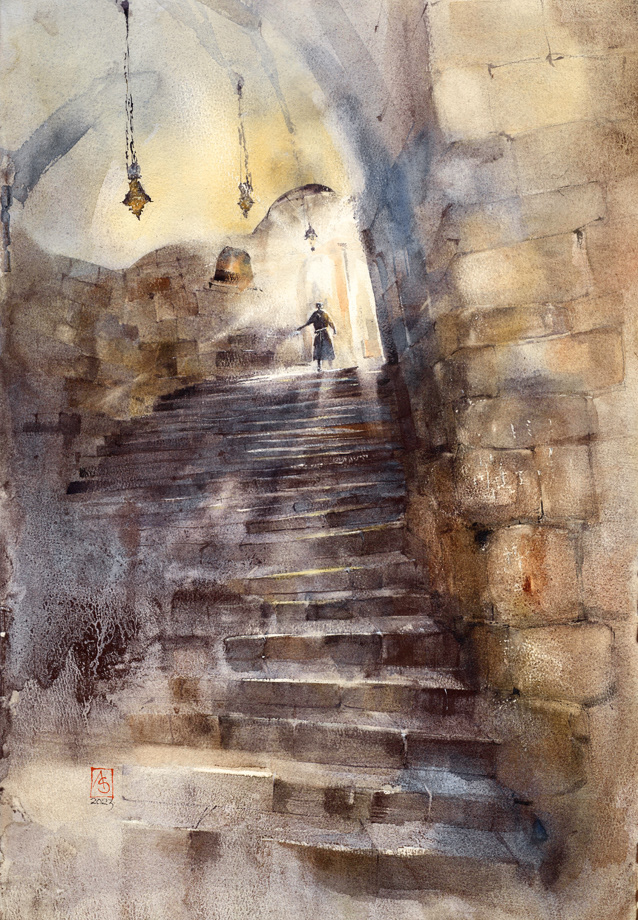 Piligrim, 38x56 cm, available