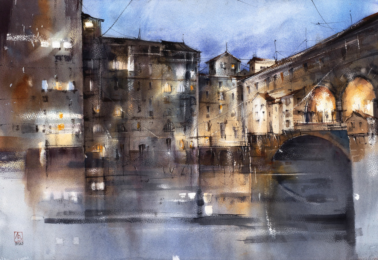 Ancient Gold, 56x38 cm, available