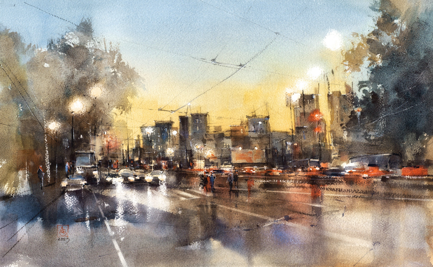 A Hard Day's Night, 56x38 cm, sold