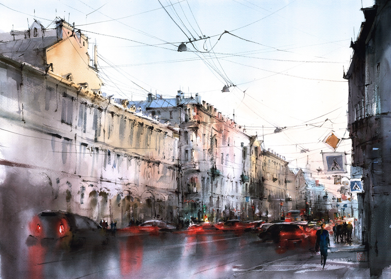 Tree Hours Till Dawn, 76x56 cm, available