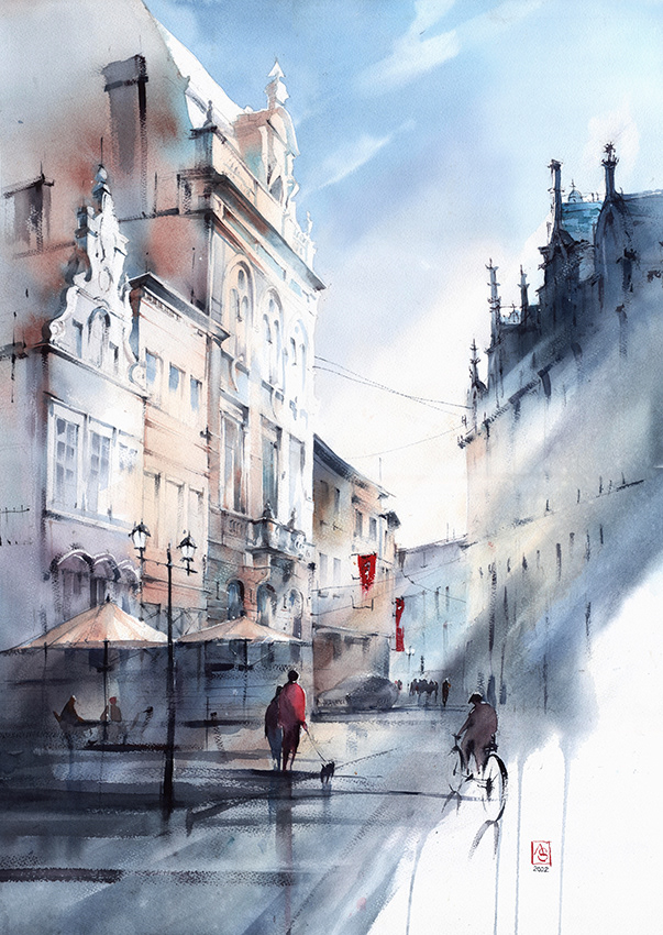 Early Morning, 76x56 cm, sold