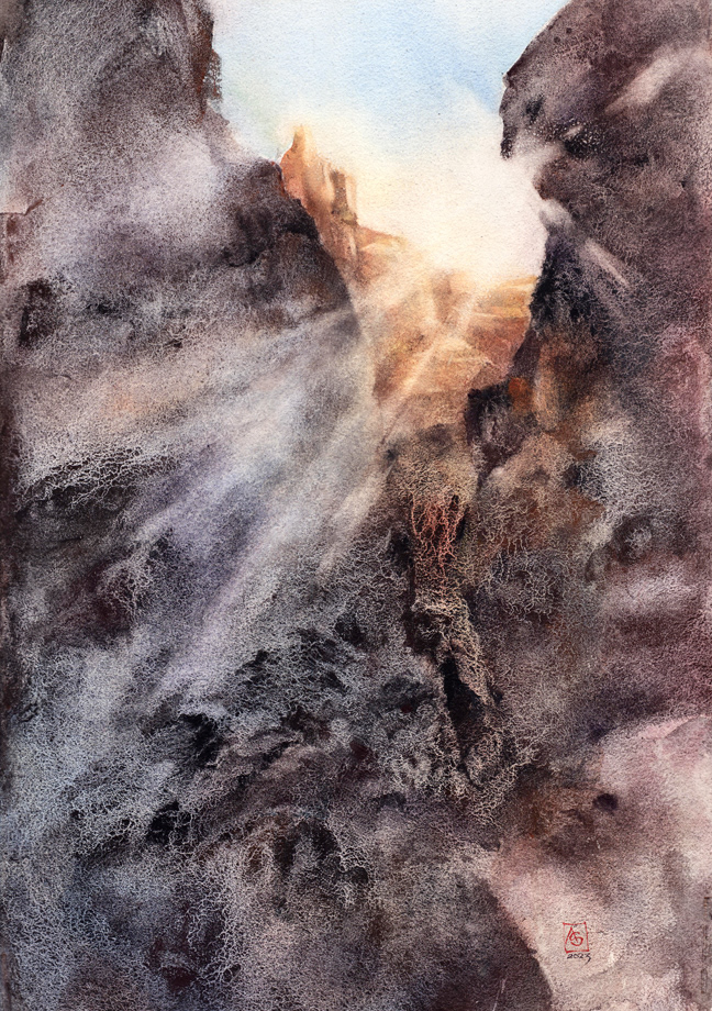 Roots of The World, 38x56 cm, available