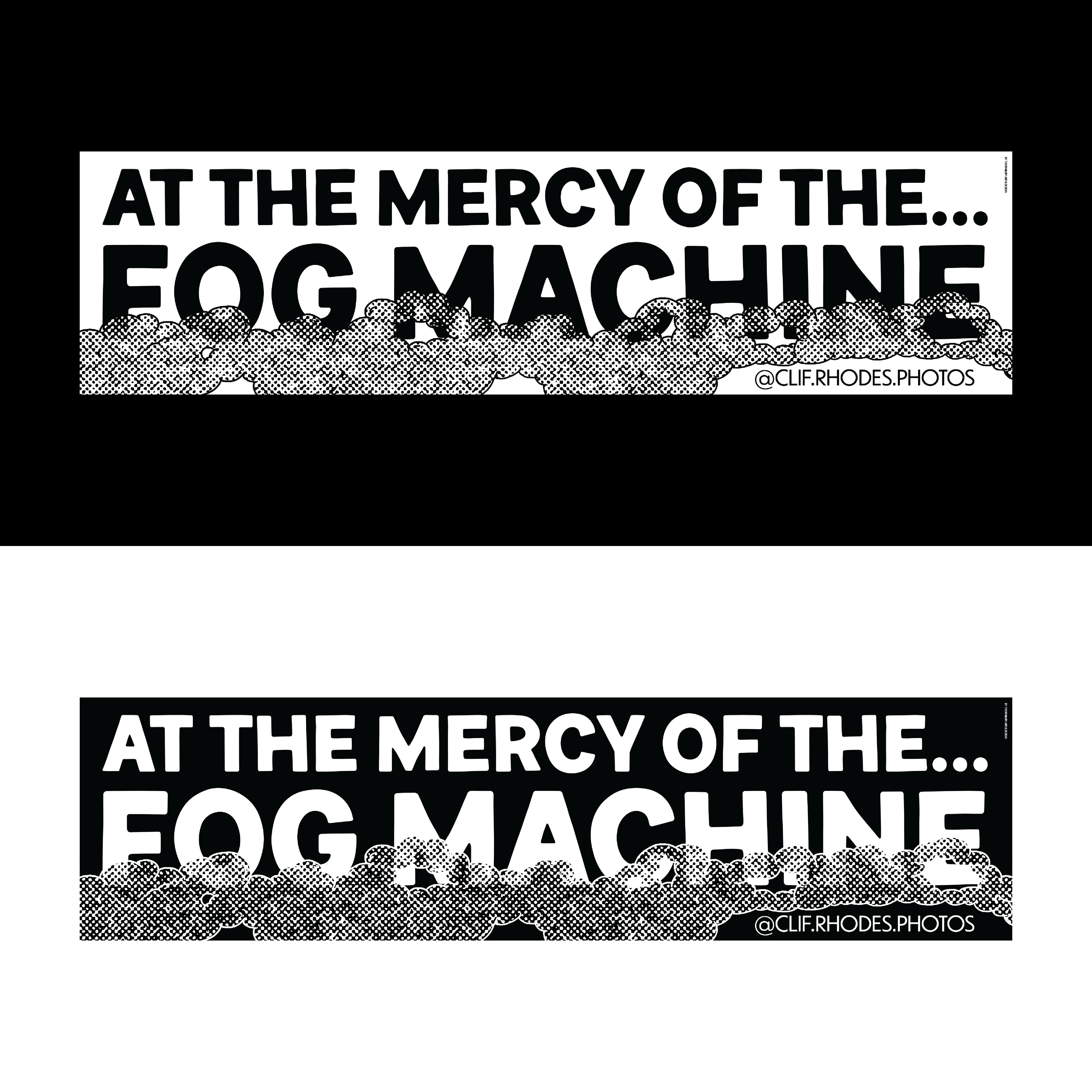Clif Rhodes "Fog Machine" Bumper Sticker
