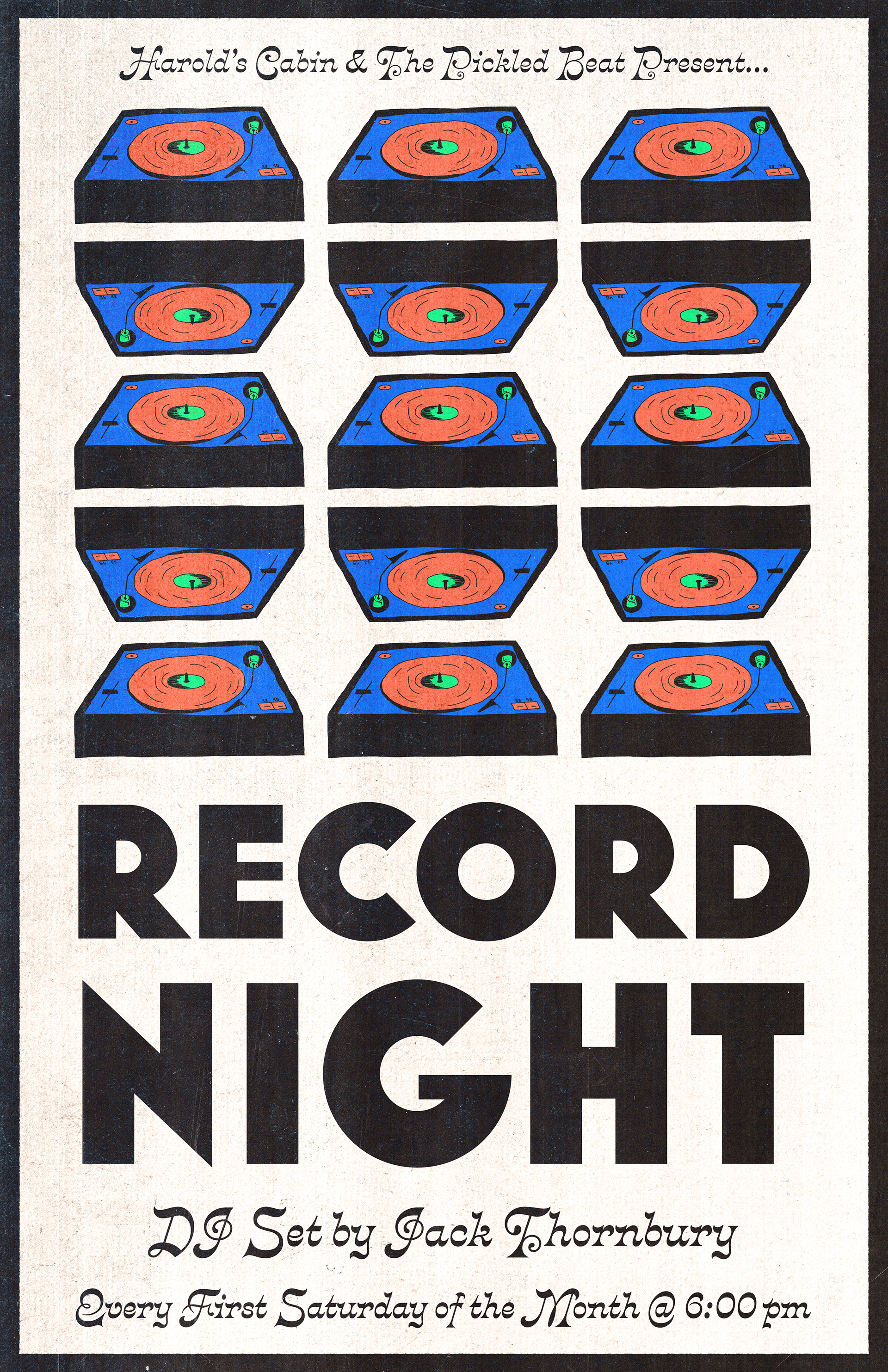 Harold's Cabin Record Night