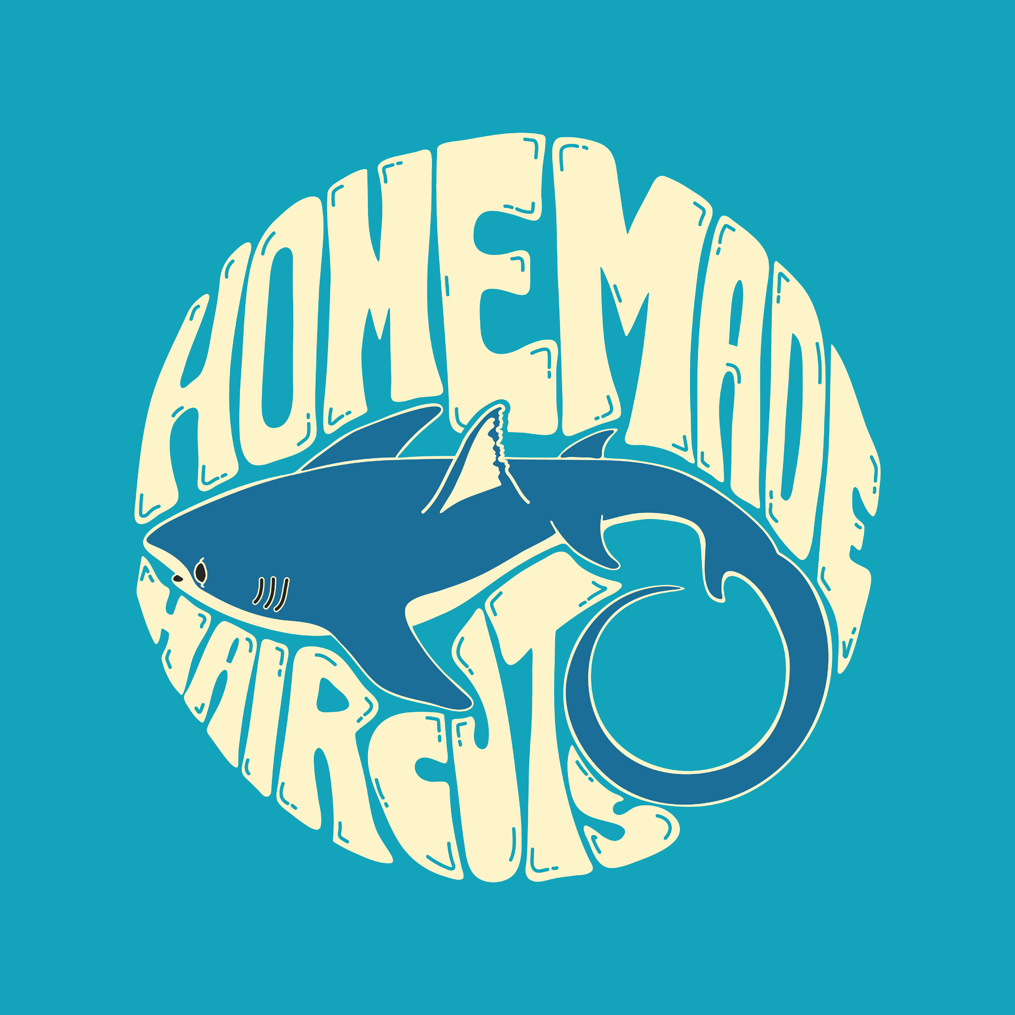 Homemade haircuts - Shark Teeth Drum Head