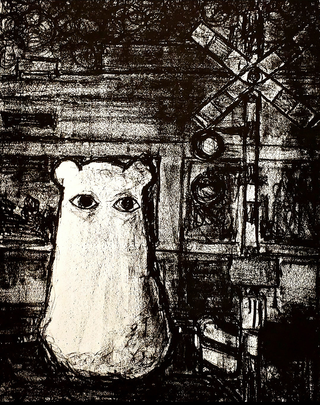 "untitled", lithography, 2021