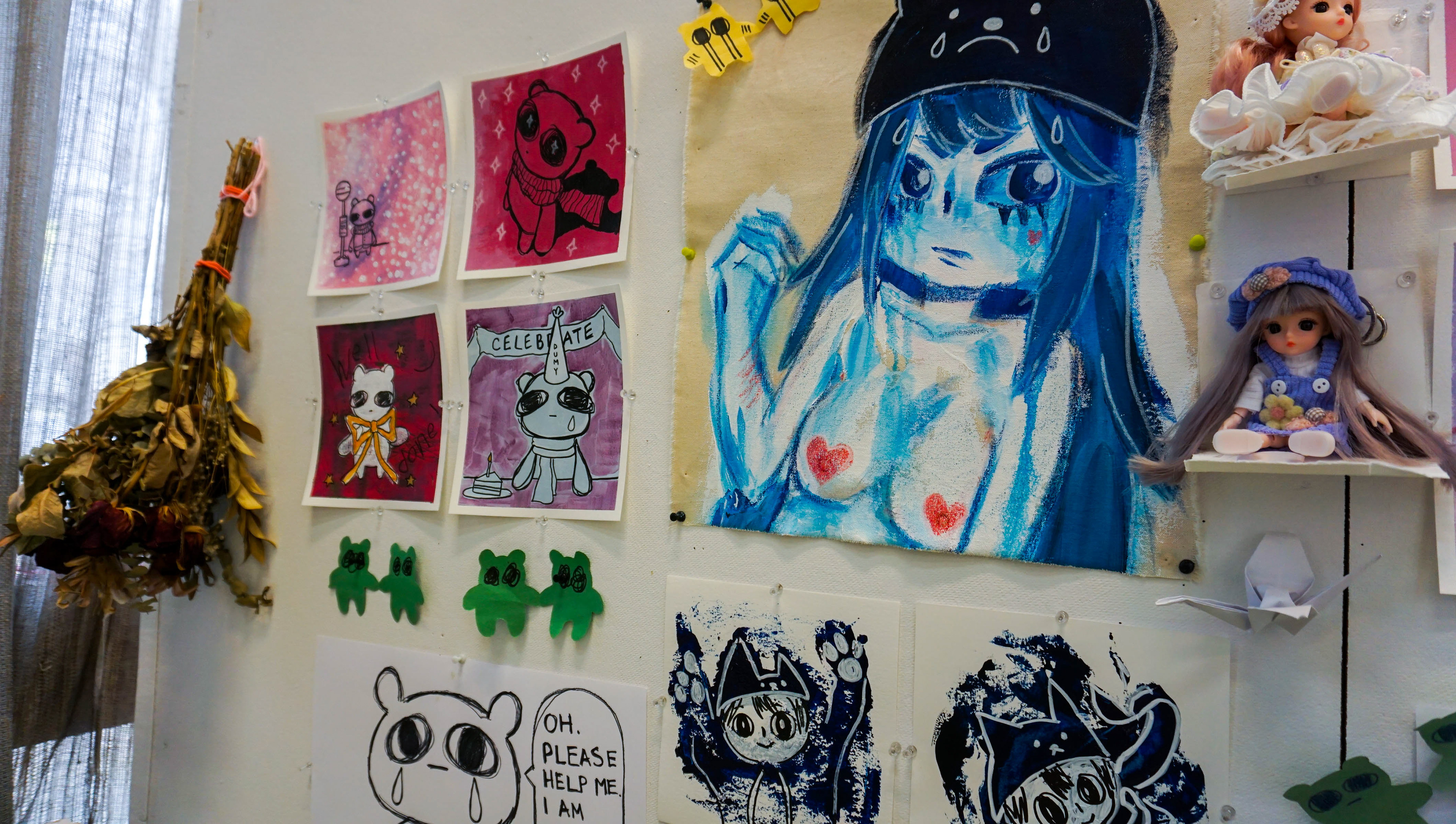 2022/2023 painting studio, detail I