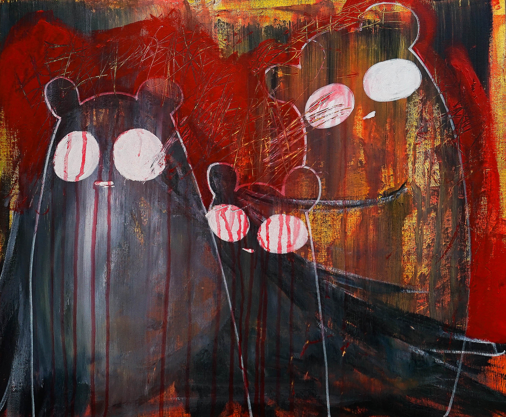 "empty", acrylic on canvas, 24" x 30", 2022