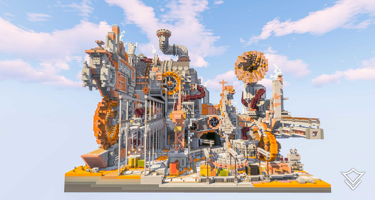 Varuna - Professional Minecraft Builders & Developers - Steampunk Factory