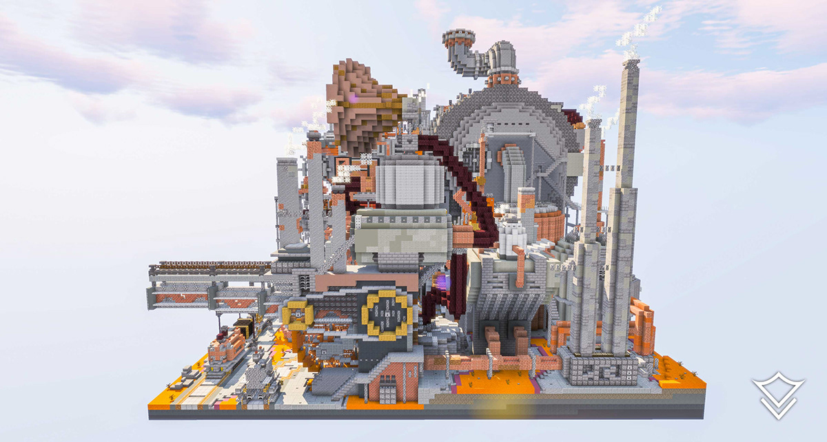 Varuna - Professional Minecraft Builders & Developers - Steampunk Factory