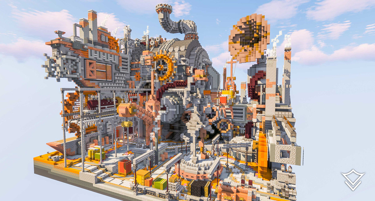 Varuna - Professional Minecraft Builders & Developers - Steampunk Factory