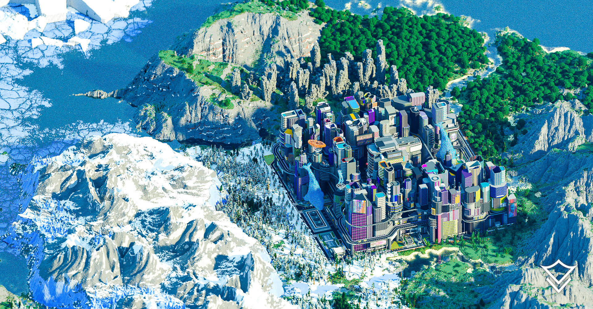 Cyberpunk city minecraft map фото 75