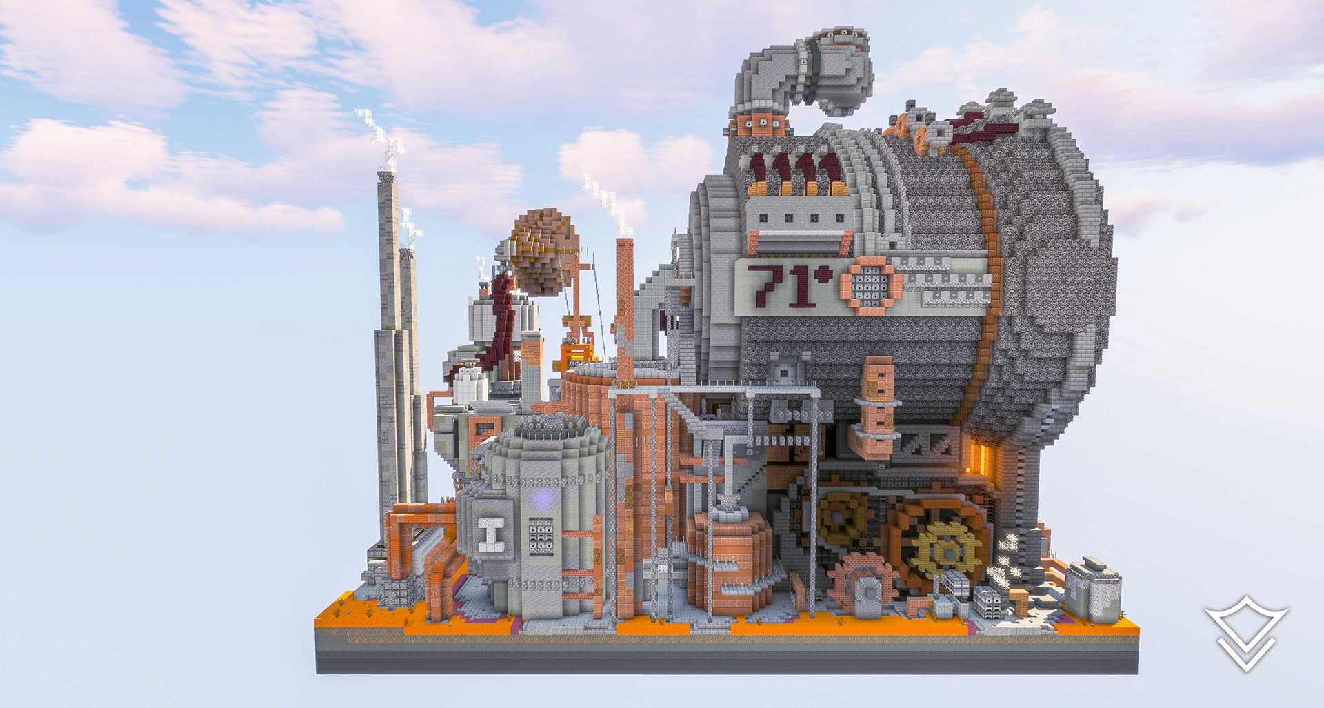 Varuna - Professional Minecraft Builders & Developers - Steampunk Factory