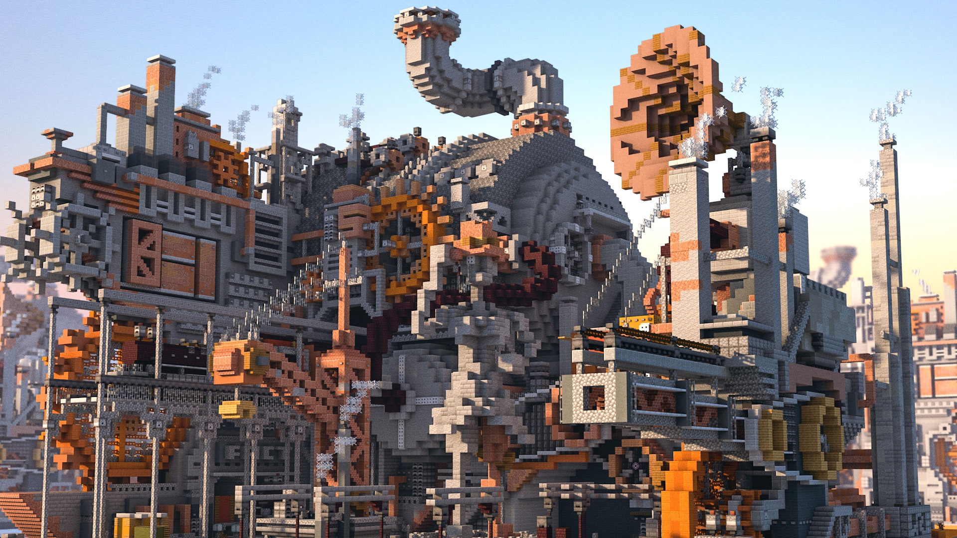 Steampunk Building Minecraft