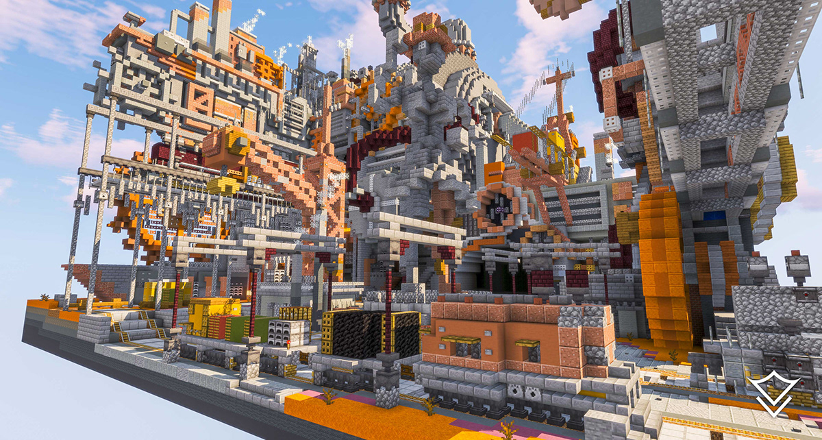 Varuna - Professional Minecraft Builders & Developers - Steampunk Factory