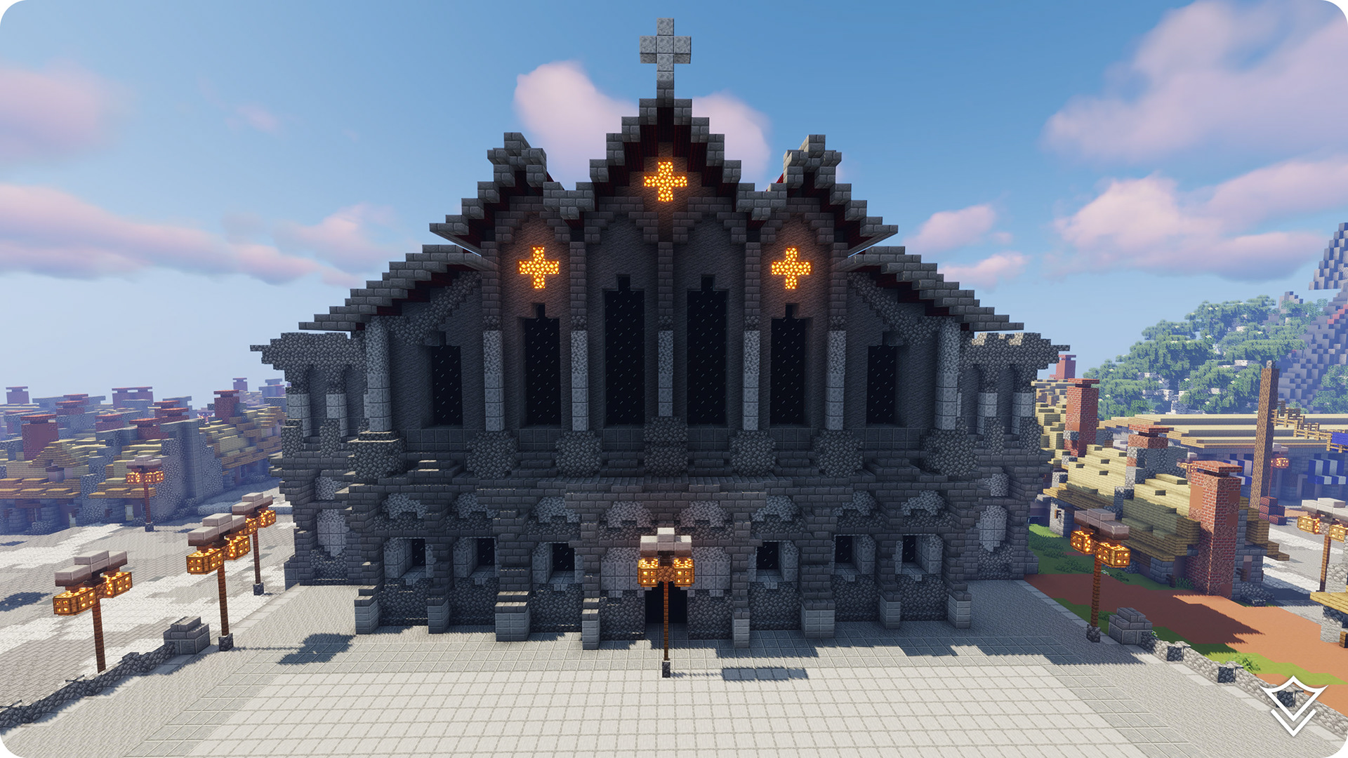 minecraft medieval church