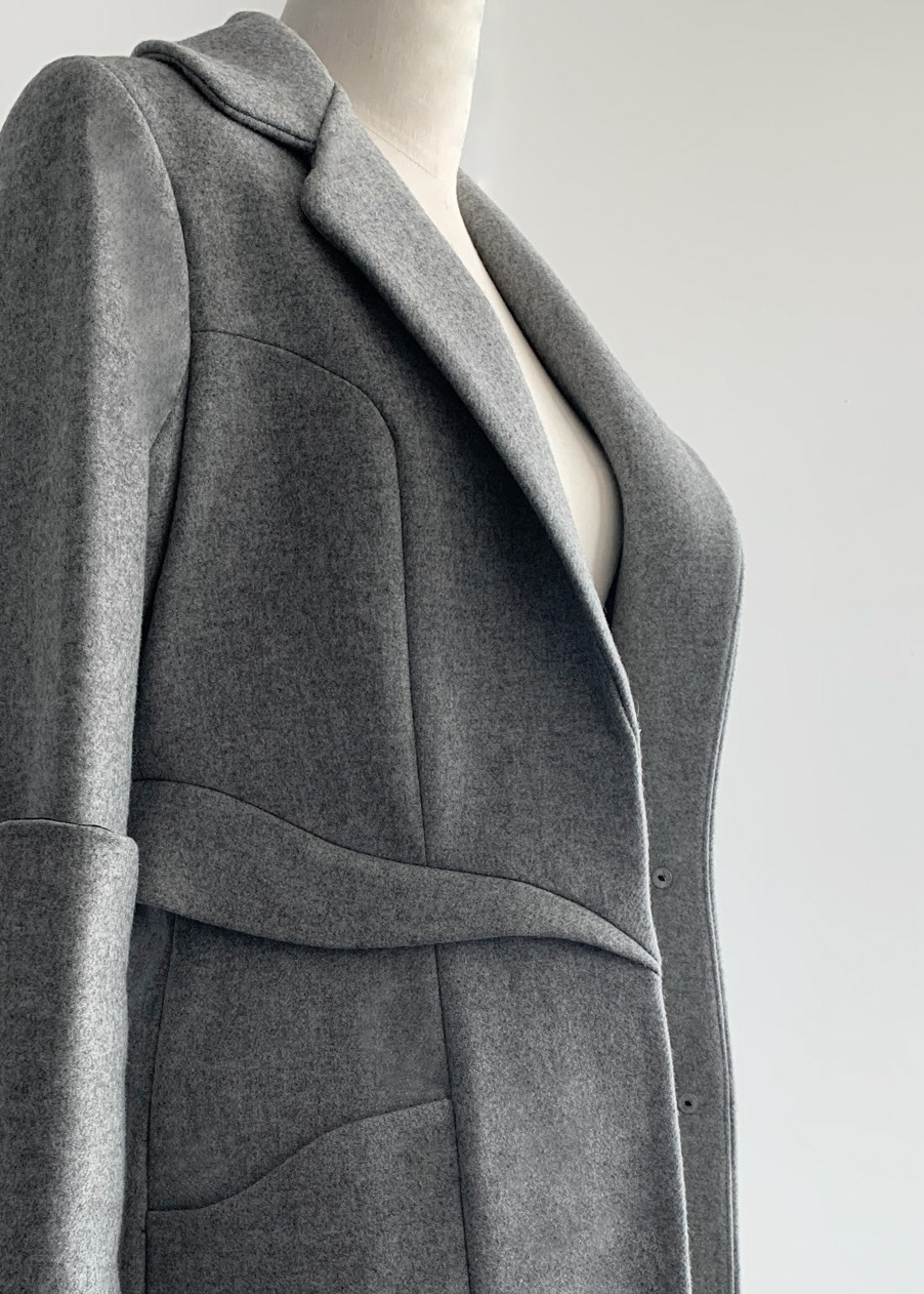 Wool Coat Side Detail