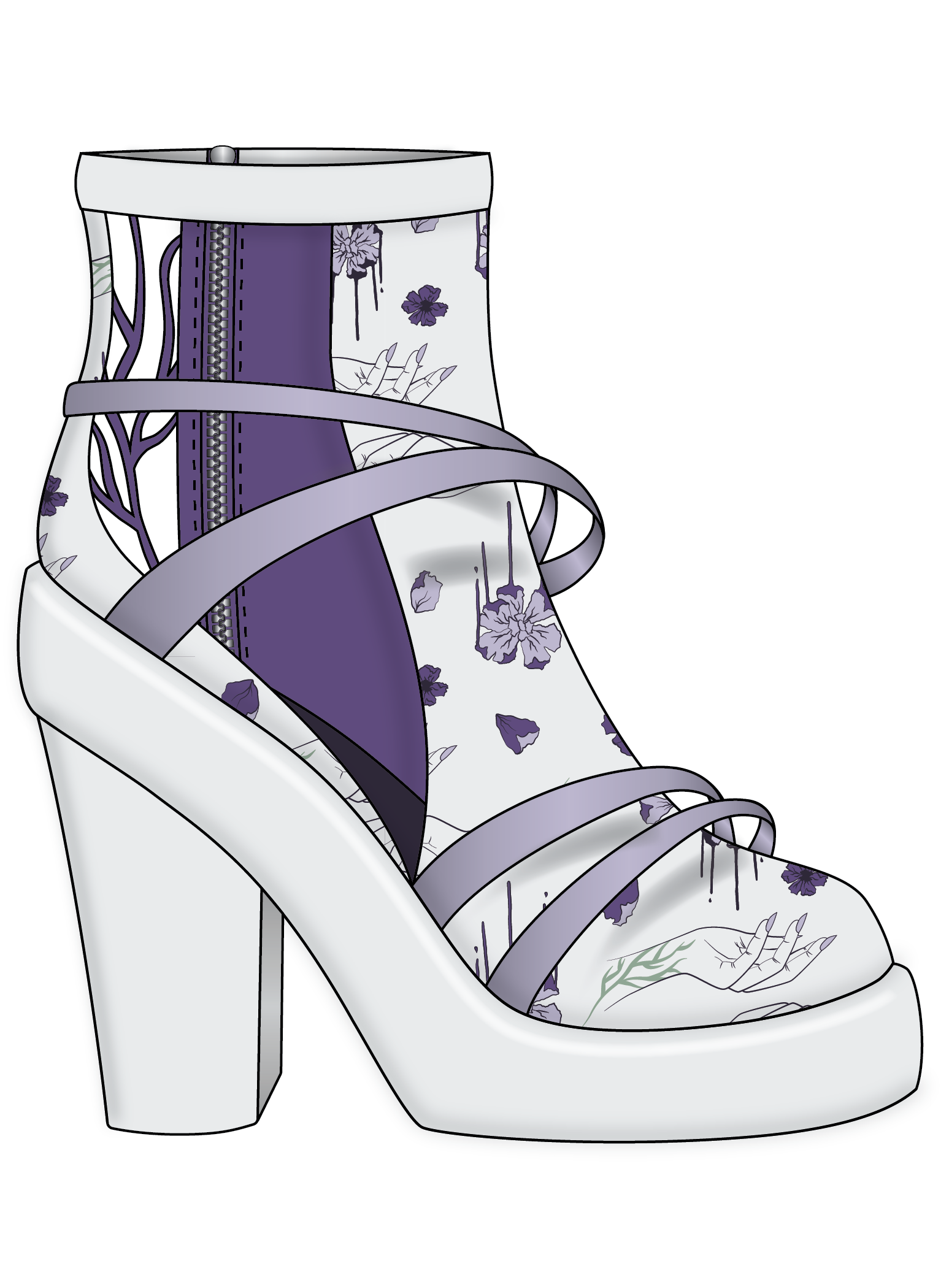 Left Shoe Inner Side View
