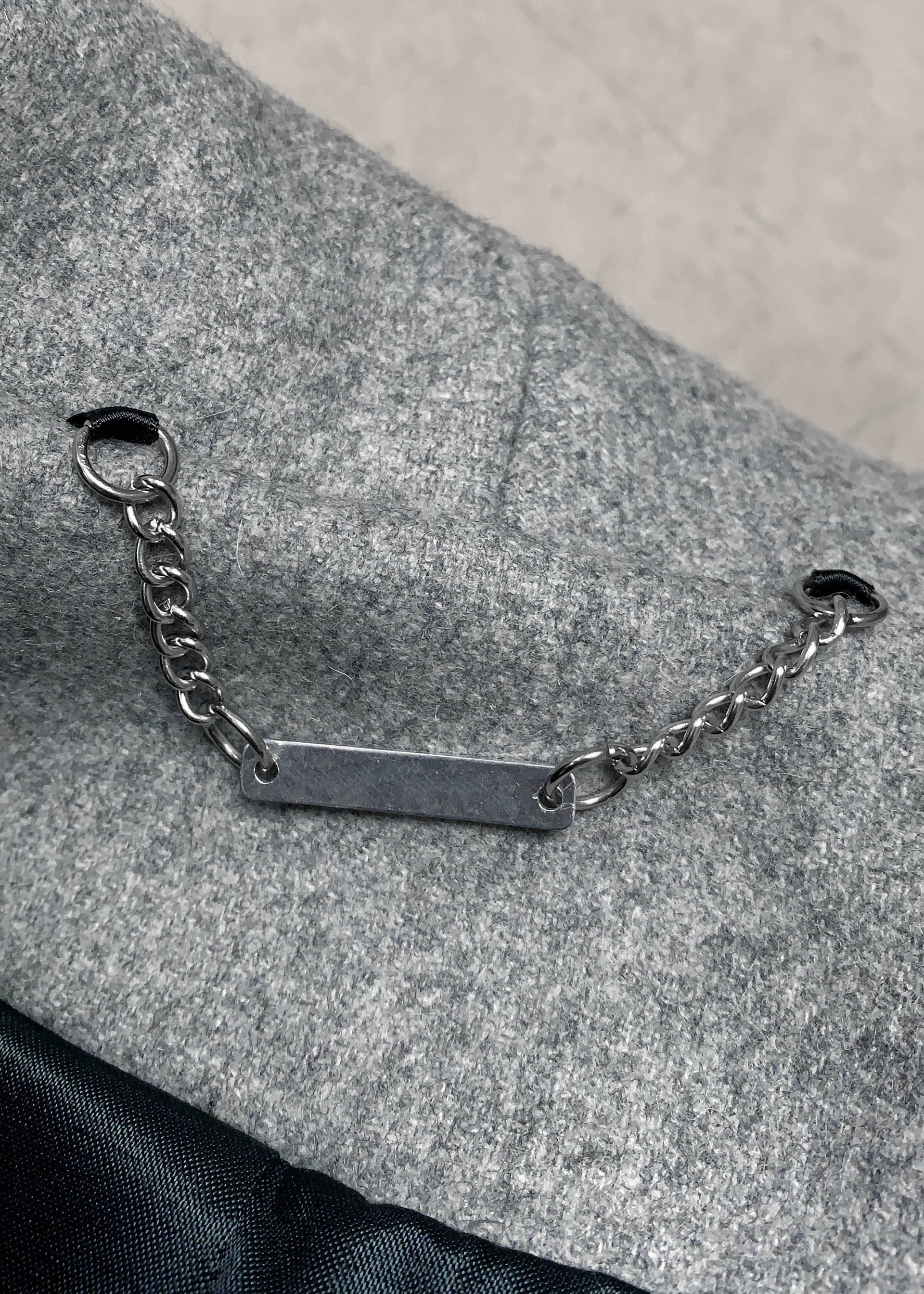 Wool Coat Tag Detail