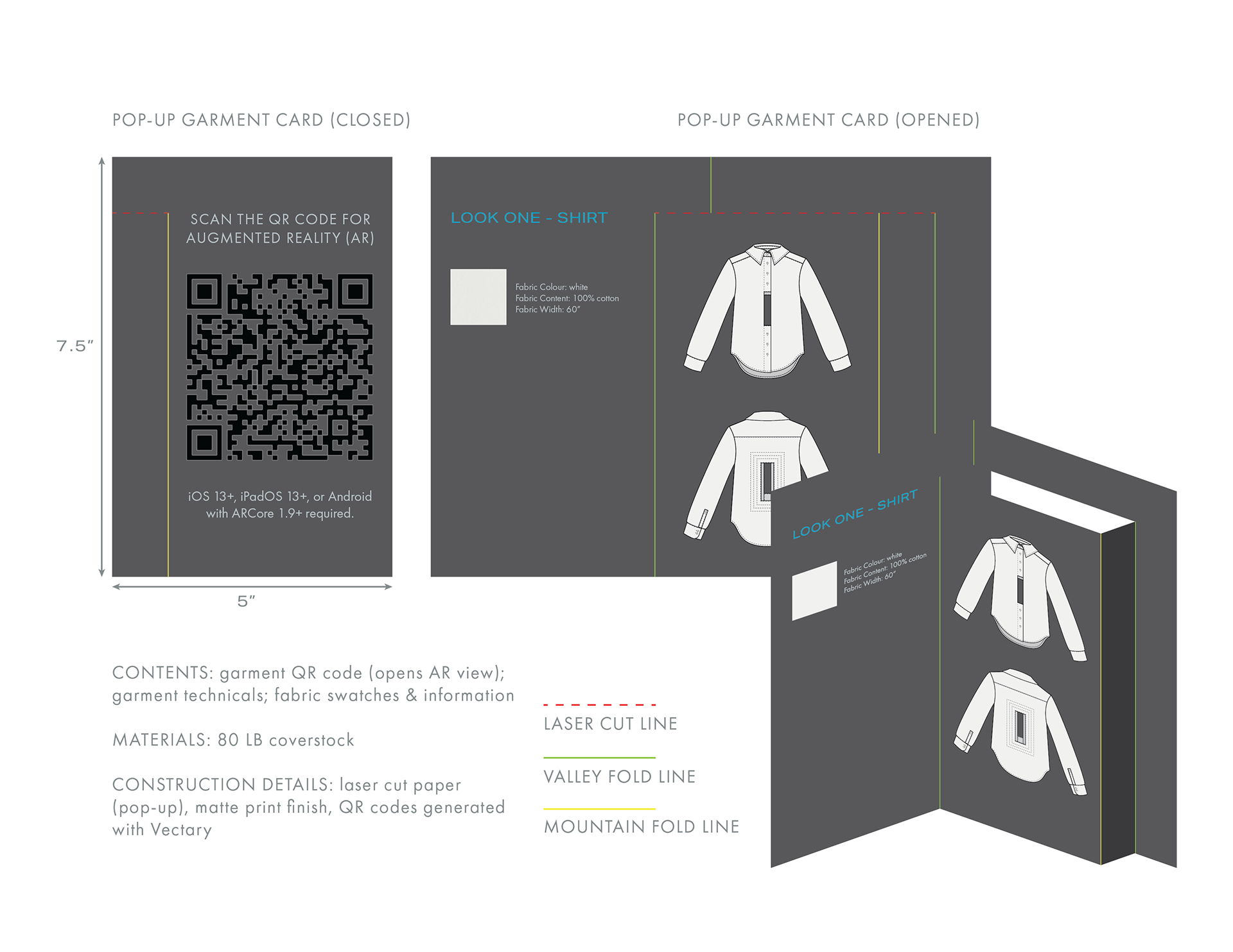 Garment Card Specifications