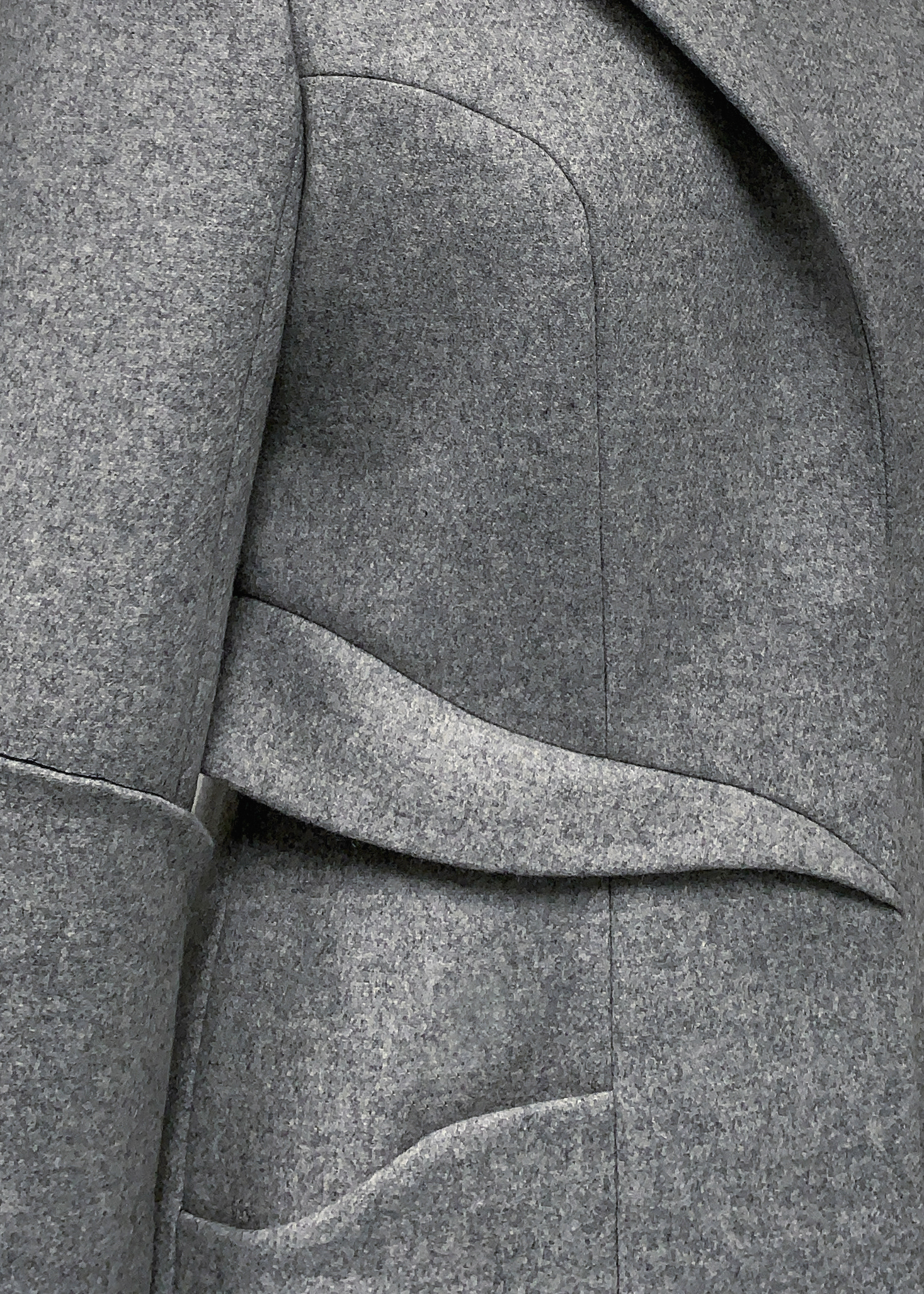 Wool Coat Front Detail