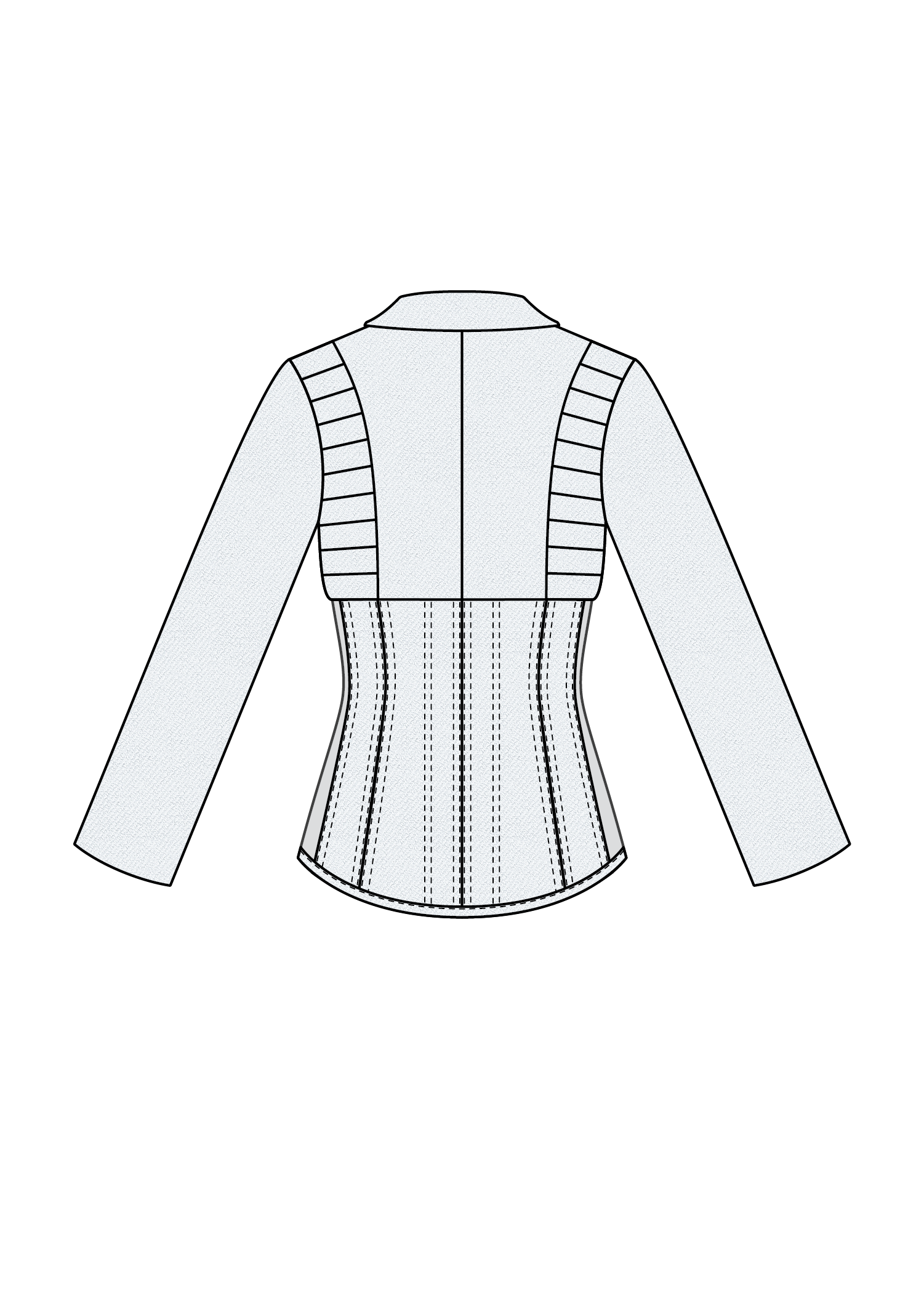 Corset Jacket Back