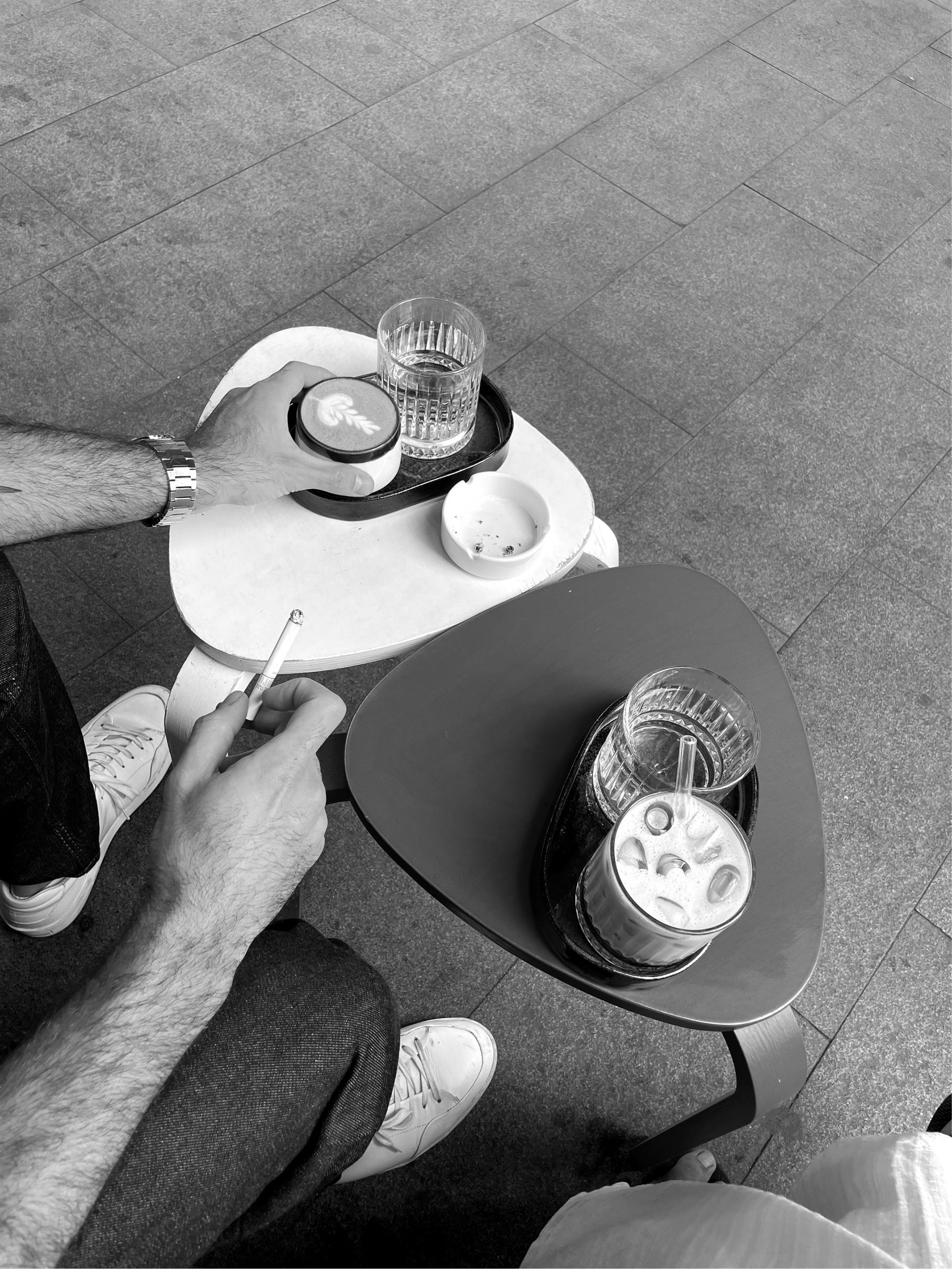 I like people watching at cafes