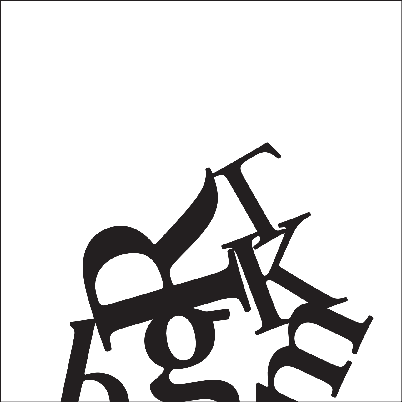 Letterform Compositions, GRDS 201
