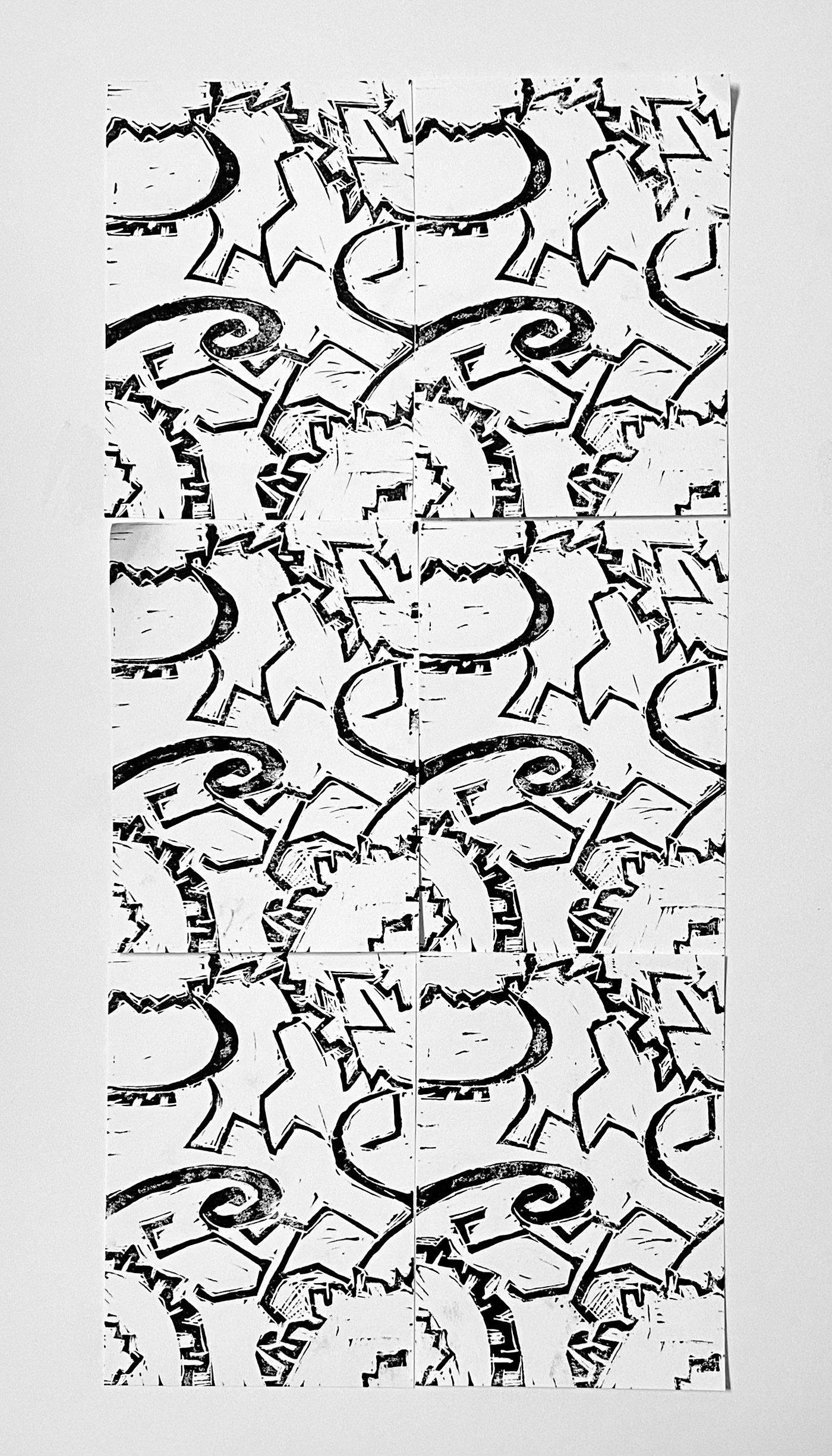 Non-Objective Wallpaper, DSGN 100
