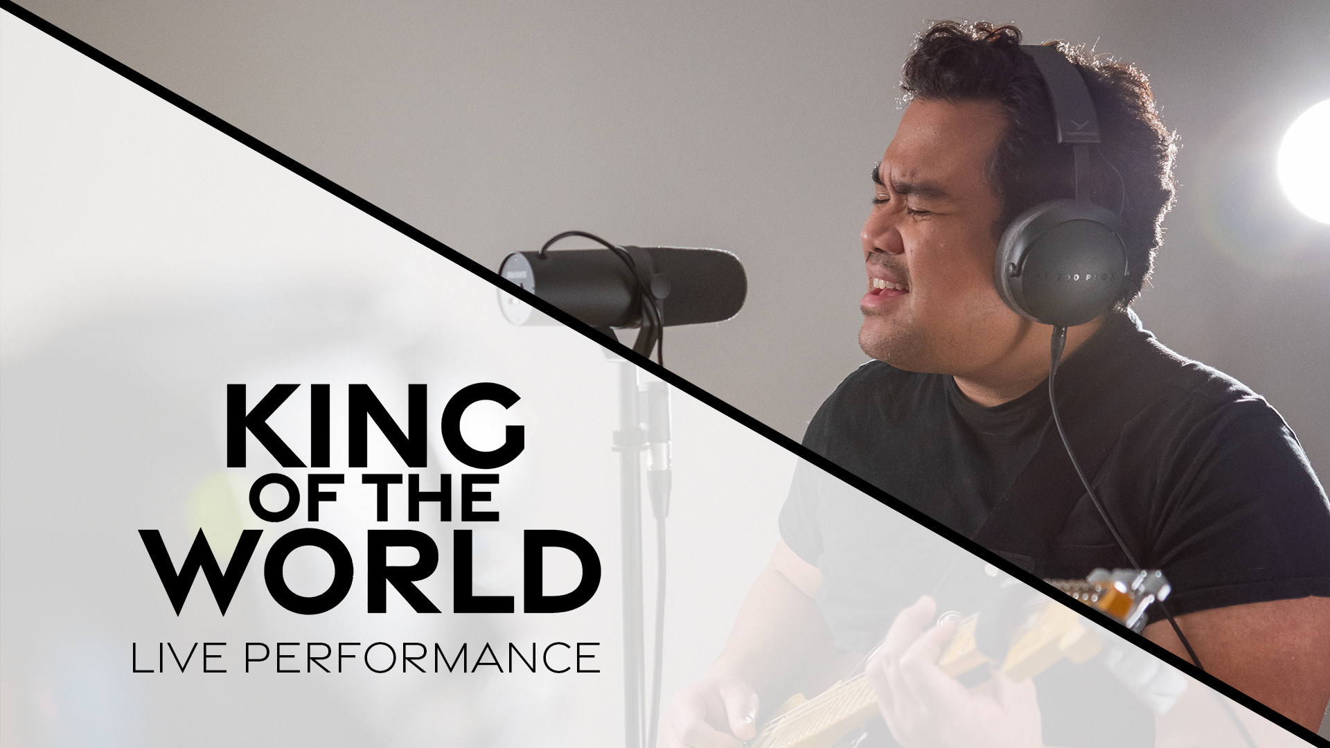 Alternative thumbnail design for the live performance video (not used for the official release)