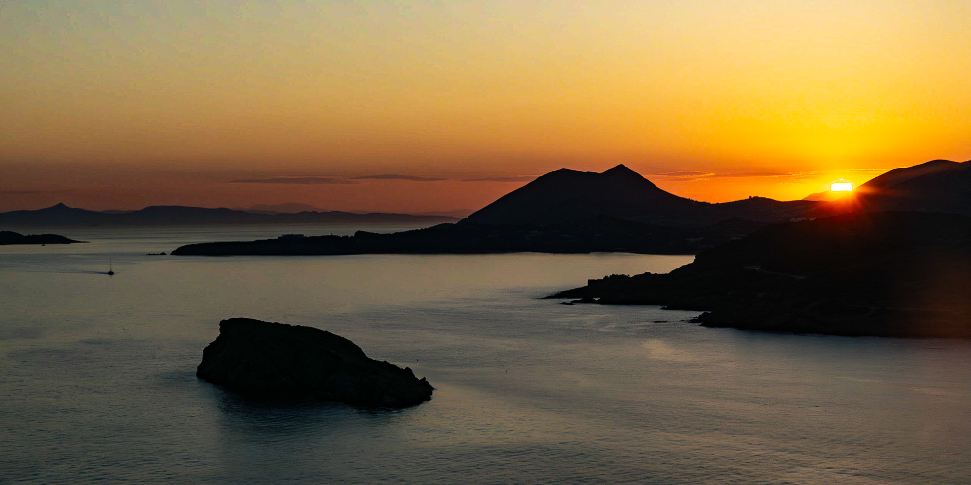Sunset, Saronic Gulf, 2019