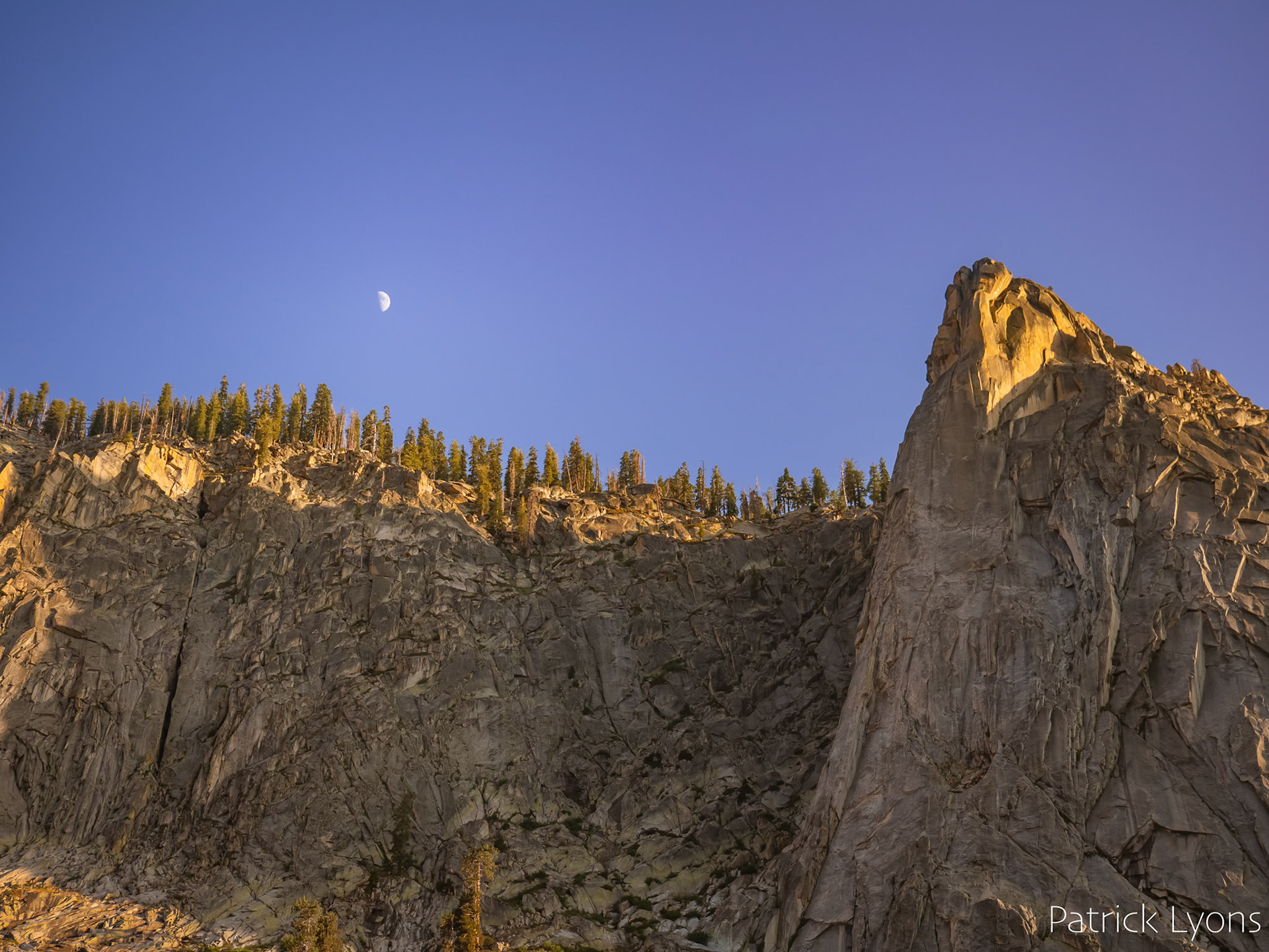 Granite Spires in Sequoia National Park