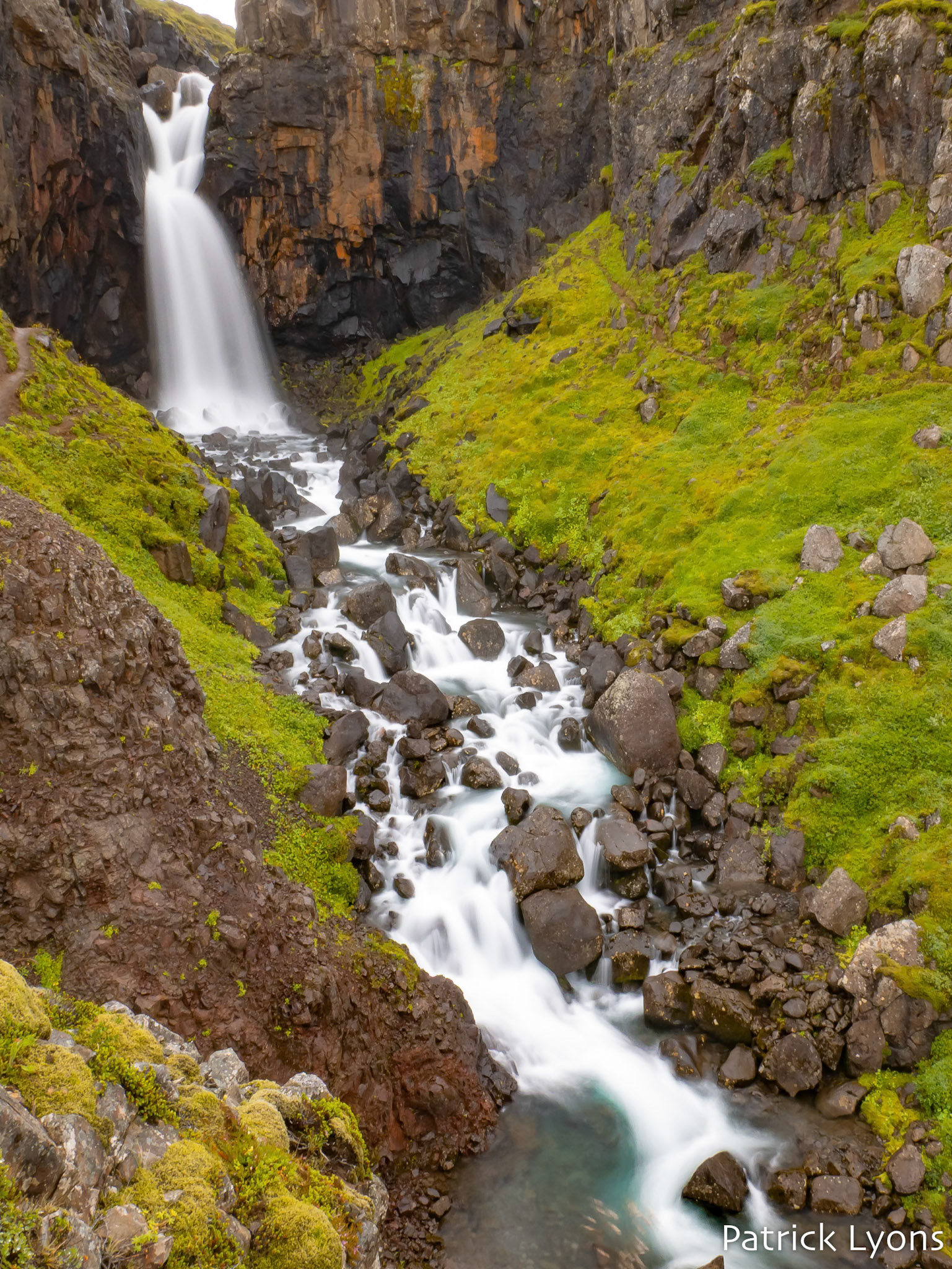 Fardagafoss waterfall in Iceland