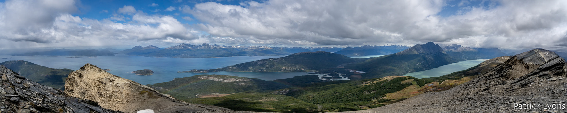 Beagle Channel, Chilean Andeas, and Lago Roca - Tierra del Fuego National Park