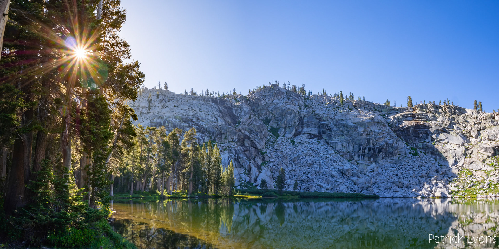 Sunrise on Twin Lake in Sequoia National Park